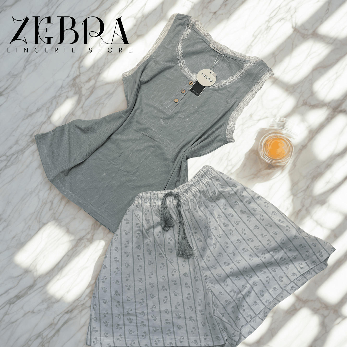 Ensemble Pyjama Douceur Lace – 2 Pièces