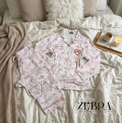 Pyjama femme 2 pieces à papillons - Rêve Papillon