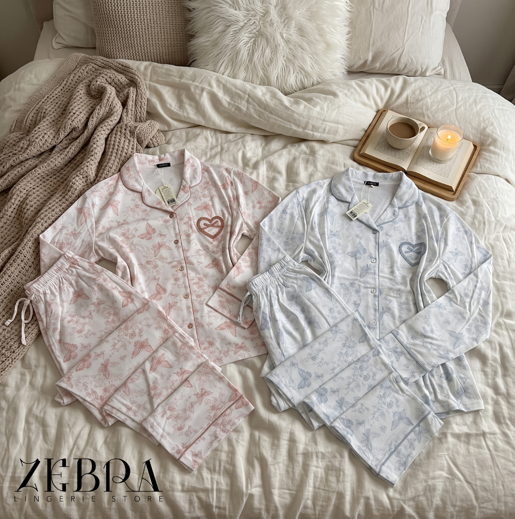 Pyjama femme 2 pieces à papillons - Rêve Papillon